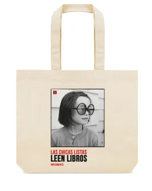 BOLSA DE TELA: LAS CHICAS LISTAS LEEN LIBROS